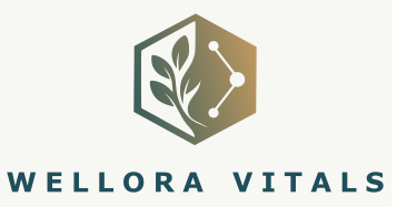 Wellora Vitals logo for SomniCore Night Recovery System melatonin-free sleep support brand